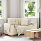 vidaXL Loveseat-Sofa Leinen 160x77x82 cm