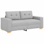 vidaXL Loveseat-Sofa Wolkengrau 180x77x82 cm Stoff