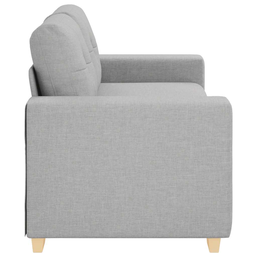 vidaXL Loveseat-Sofa Wolkengrau 180x77x82 cm Stoff