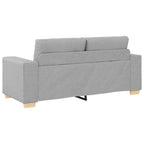 vidaXL Loveseat-Sofa Wolkengrau 180x77x82 cm Stoff