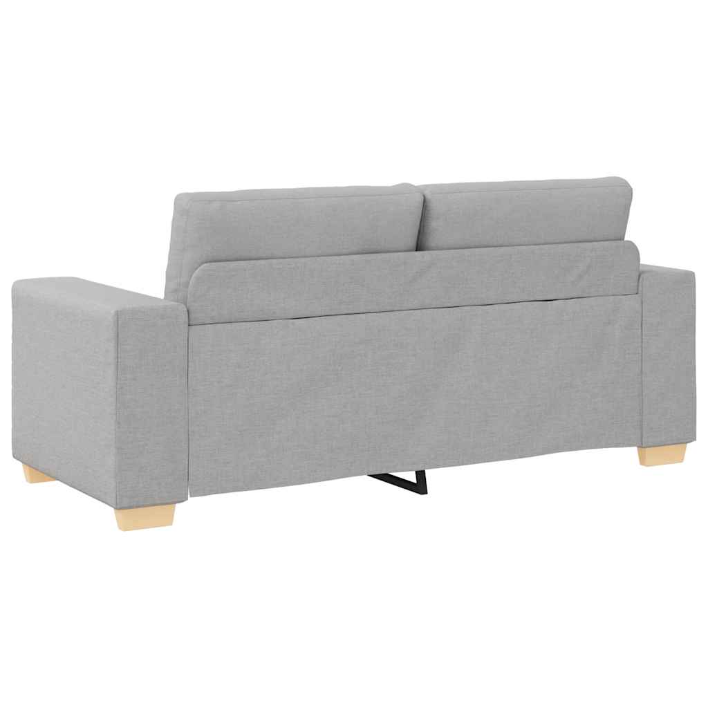 vidaXL Loveseat-Sofa Wolkengrau 180x77x82 cm Stoff