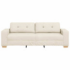 vidaXL Sofa 3-Sitzer Leinen 180 cm