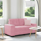 vidaXL | Zweisitzer-Sofa | mit Kissen Dunkelgrün Samt