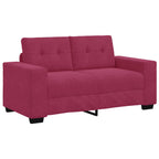 vidaXL | Zweisitzer-Sofa | mit Kissen Dunkelgrün Samt