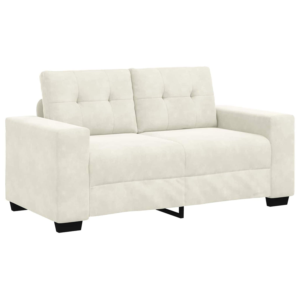 vidaXL | Zweisitzer-Sofa | mit Kissen Dunkelgrün Samt