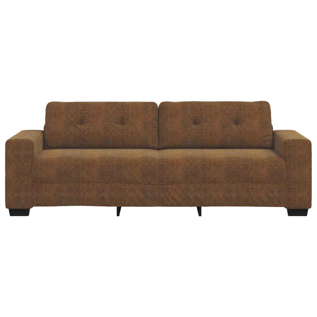 vidaXL 3-Sitzer-Sofa Braun 180 cm Kunstleder