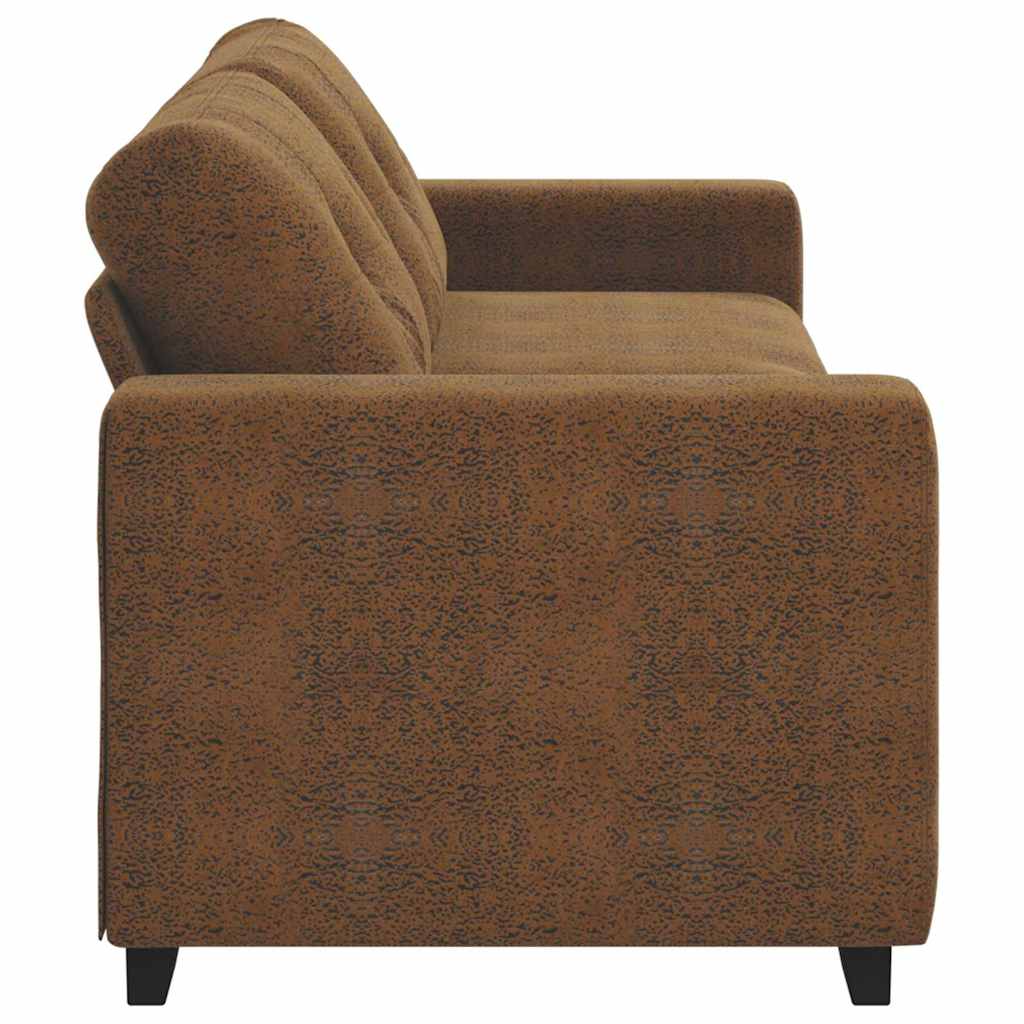 vidaXL 3-Sitzer-Sofa Braun 180 cm Kunstleder