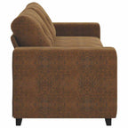 vidaXL 3-Sitzer-Sofa Braun 180 cm Kunstleder