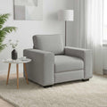 vidaXL Sessel Wolkengrau 100x77x82 cm Stoff