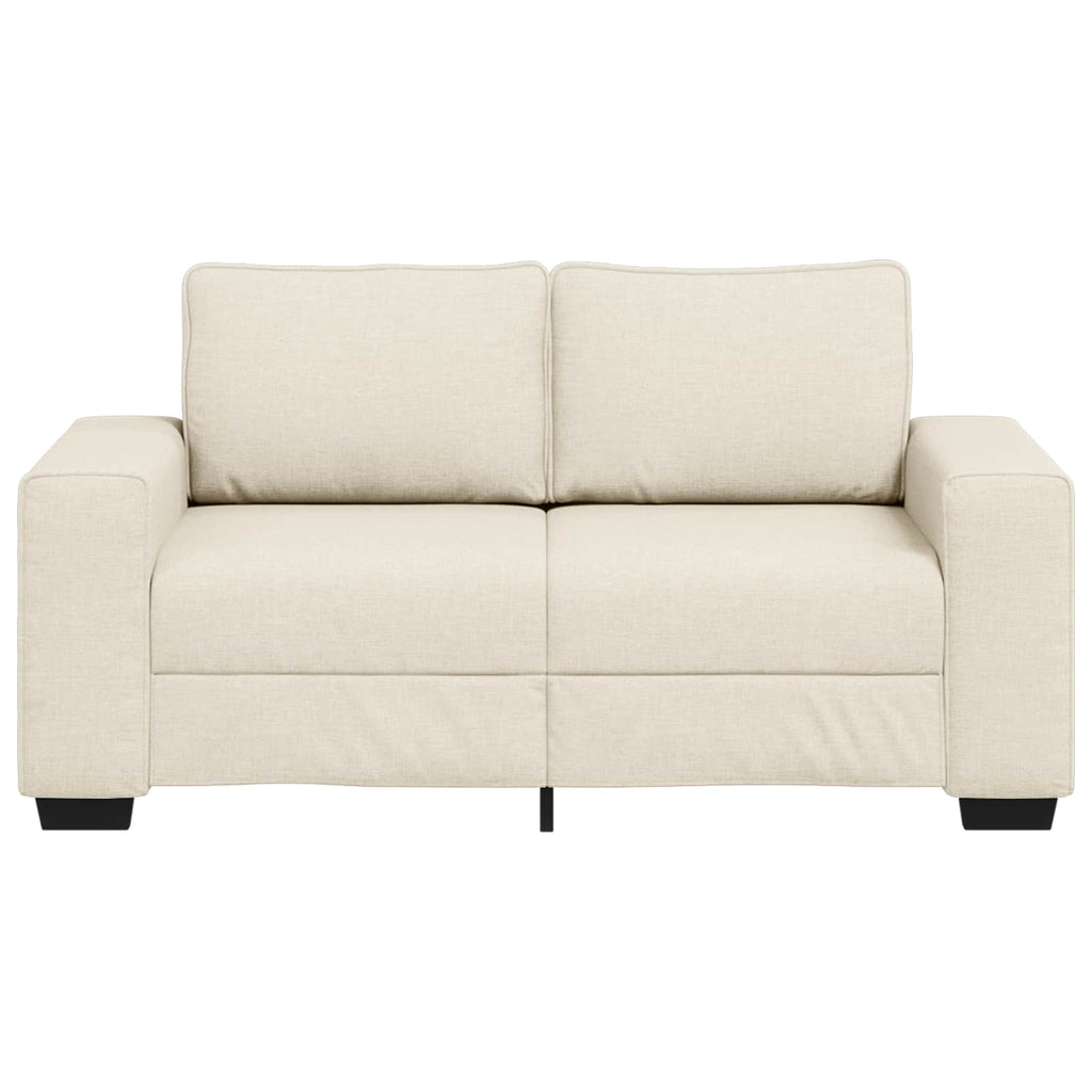 vidaXL | Sofa | mit Kissen mit Kissen Beige 160 x 77 x 82 cm Leinen