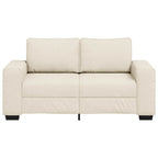 vidaXL | Sofa | mit Kissen mit Kissen Beige 160 x 77 x 82 cm Leinen
