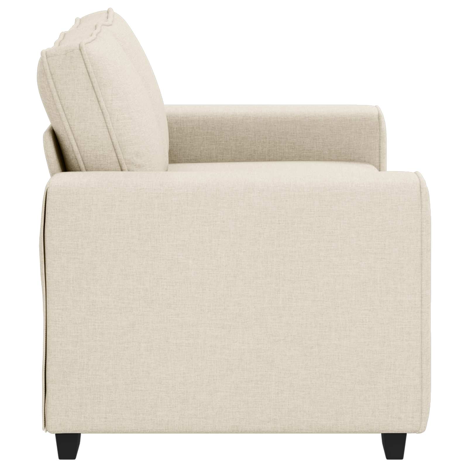 vidaXL | Sofa | mit Kissen mit Kissen Beige 160 x 77 x 82 cm Leinen