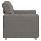 vidaXL Sessel Hellgrau 100x77x82 cm Cordstoff