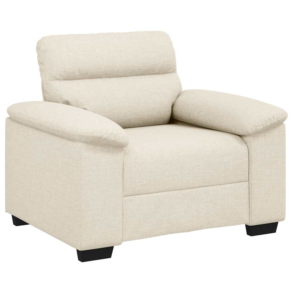 vidaXL Sessel 100x81x84 cm Leinen