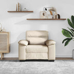 vidaXL Sessel 100x81x84 cm Leinen
