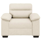 vidaXL Sessel 100x81x84 cm Leinen