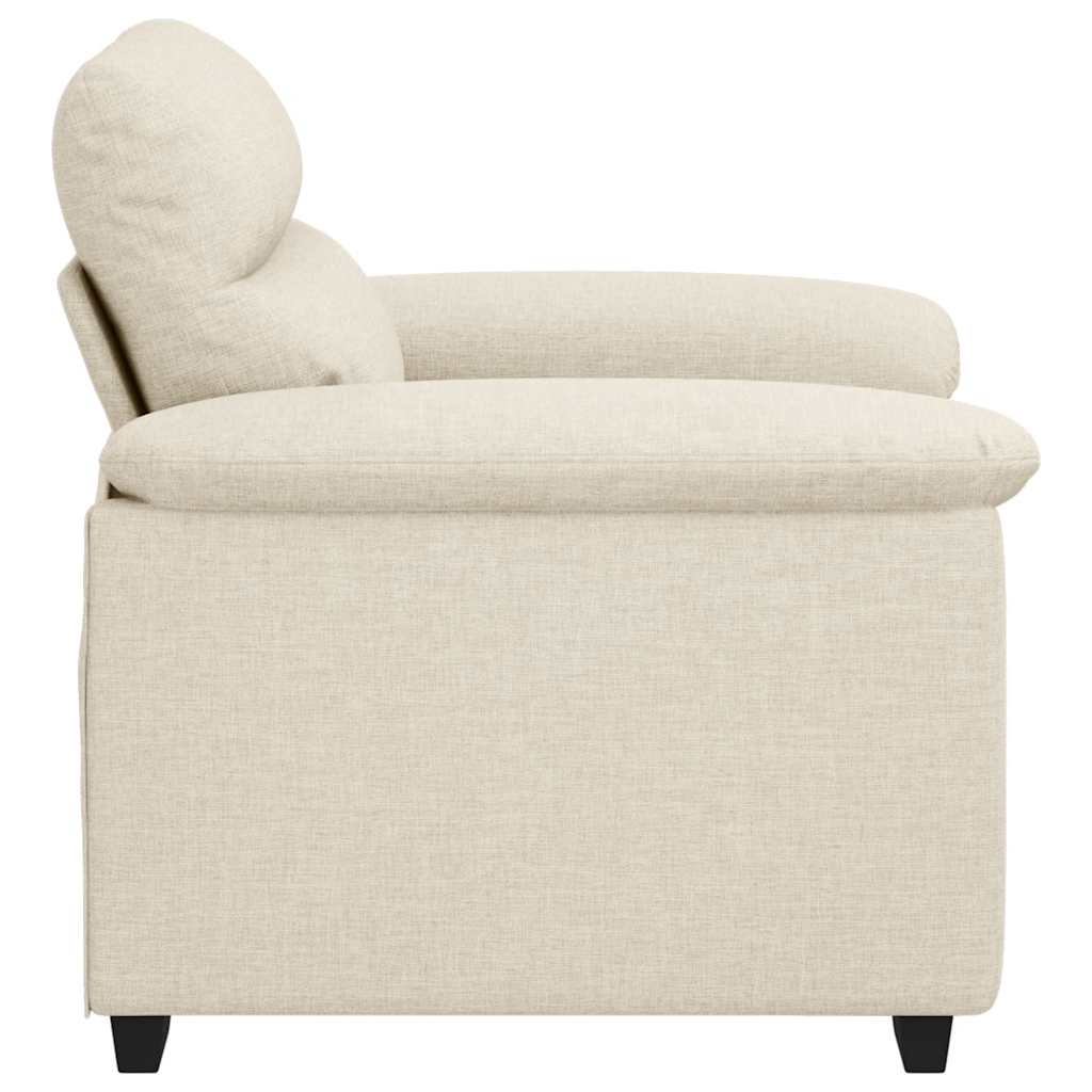 vidaXL Sessel 100x81x84 cm Leinen