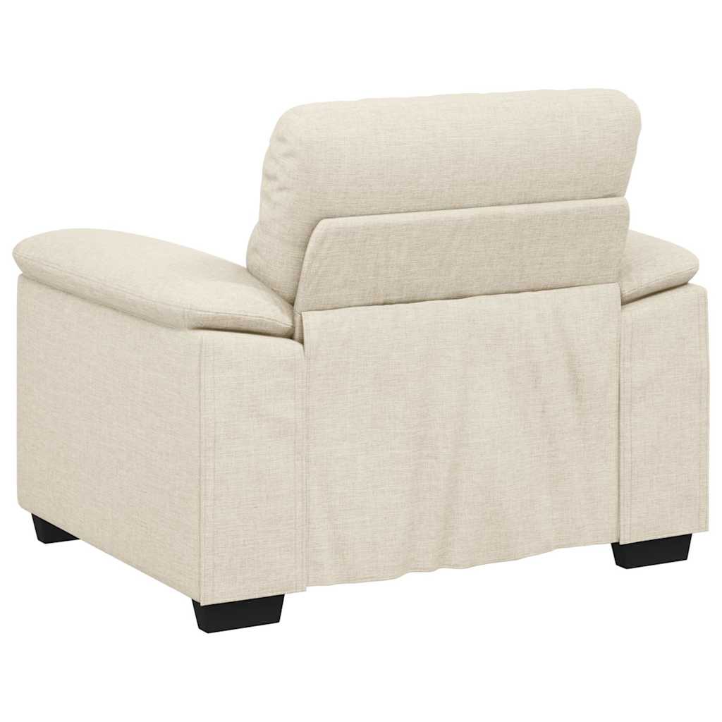vidaXL Sessel 100x81x84 cm Leinen