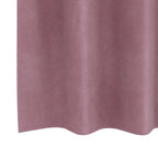 vidaXL Verdunkelungsvorhänge 2 pcs Dunkelrosa 140 x 140 cm Samt