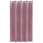vidaXL Verdunkelungsvorhänge 2 pcs Dunkelrosa 140 x 140 cm Samt