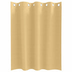 vidaXL Verdunkelungs-Vorhänge mit Ringen 2 pcs Beige 140 x 140 cm