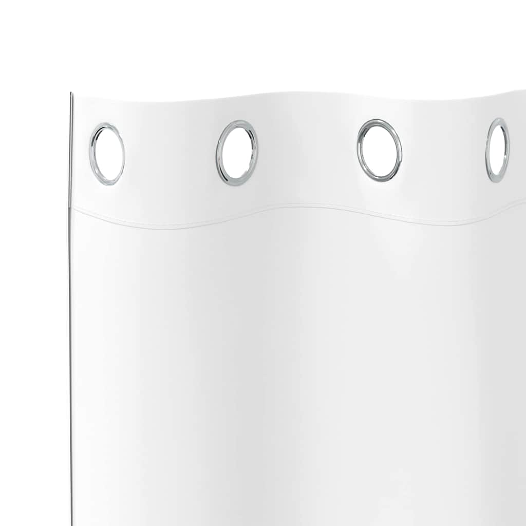 vidaXL Verdunkelungs-Vorhänge mit Ringen 2 pcs Reinweiß 175 x 140 cm