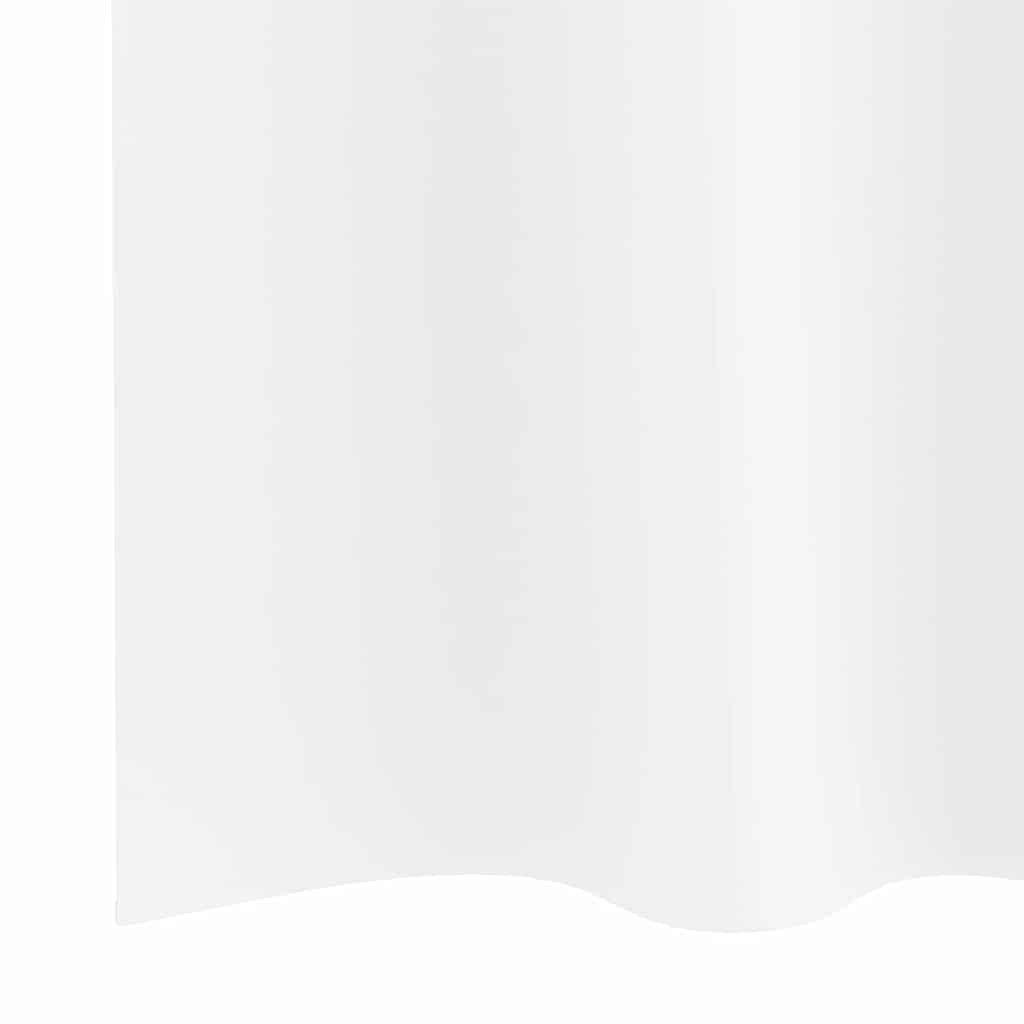 vidaXL Verdunkelungs-Vorhänge mit Ringen 2 pcs Reinweiß 175 x 140 cm