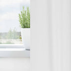 vidaXL Verdunkelungs-Vorhänge mit Ringen 2 pcs Reinweiß 175 x 140 cm