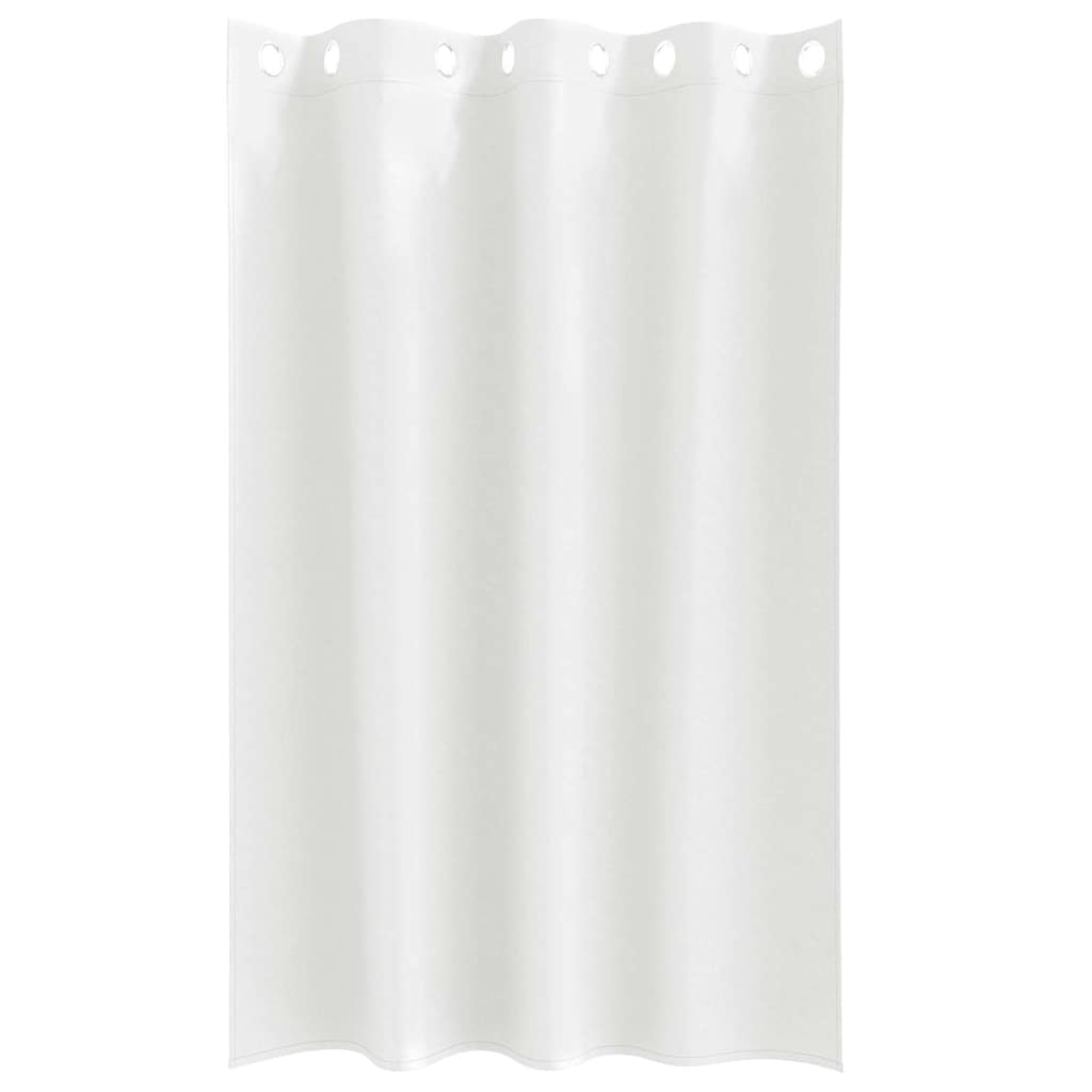 vidaXL Verdunkelungs-Vorhänge mit Ringen 2 pcs Reinweiß 175 x 140 cm