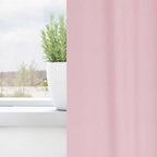 vidaXL Verdunkelungs-Vorhänge mit Ringen 2 pcs Babyrosa 140 x 140 cm