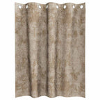 vidaXL Samtvorhänge mit Vorhängen 2 pcs Champagner 140 x 140 cm Samt