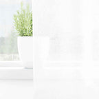 vidaXL Voile-Vorhang mit Vorhängen 2 pcs Weiß 140 x 140 cm Polyester