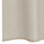 vidaXL Voile-Vorhang mit Vorhängen 2 pcs Sand 140 x 140 cm Polyester