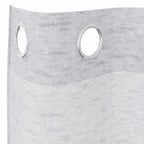 vidaXL Voile-Vorhang 2 pcs Hellgrau 140 x 140 cm Polyester