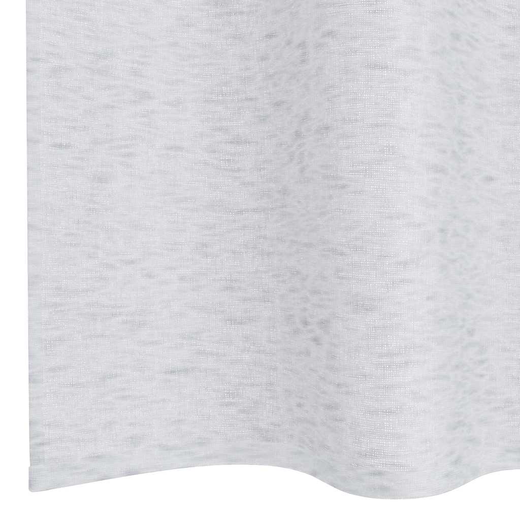 vidaXL Voile-Vorhang 2 pcs Hellgrau 140 x 140 cm Polyester