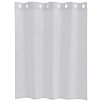 vidaXL Voile-Vorhang 2 pcs Hellgrau 140 x 140 cm Polyester