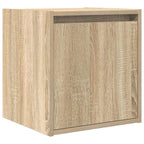 vidaXL Wand-Nachttische 2 Stk. Sonoma-Eiche 38x34x40 cm