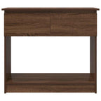 vidaXL Konsolentisch mit Schubladen Braun Eiche-Optik 85,5x38,5x74,5cm