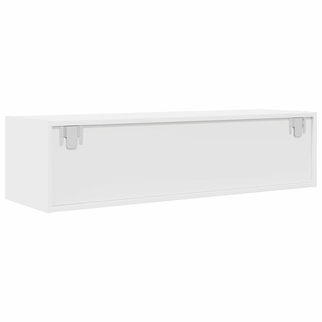 vidaXL TV-Schränk mit Schubladen Weiß 100 x 31 x 25,5 cm Holzwerkstoff