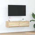 vidaXL TV-Schränk Sonoma-Eiche 100 x 31 x 25,5 cm Holzwerkstoff