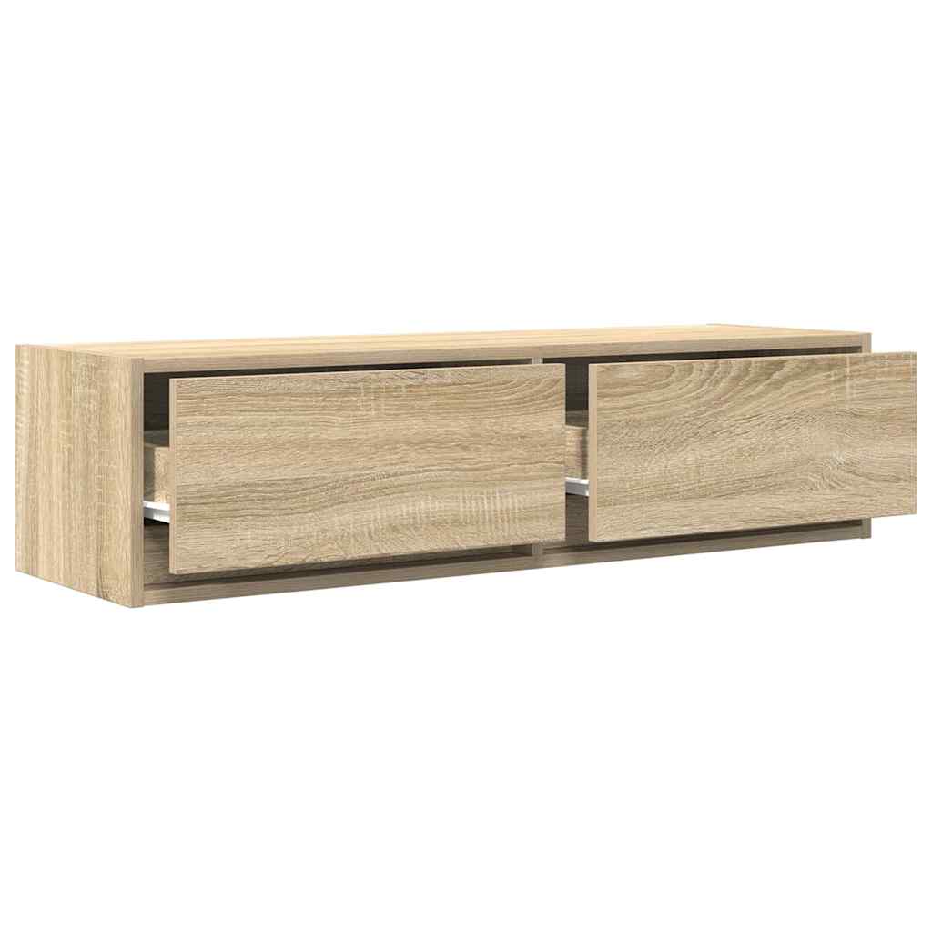 vidaXL TV-Schränk Sonoma-Eiche 100 x 31 x 25,5 cm Holzwerkstoff