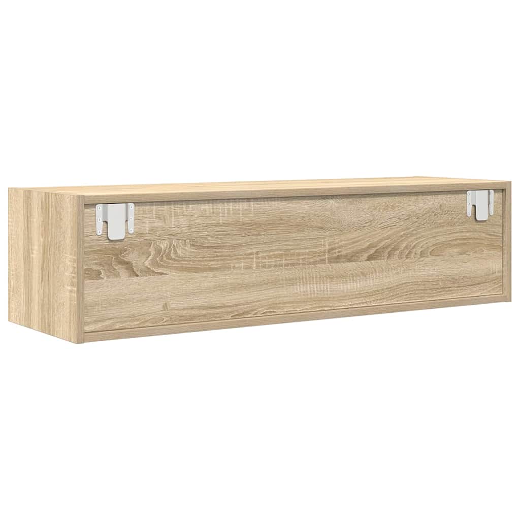 vidaXL TV-Schränk Sonoma-Eiche 100 x 31 x 25,5 cm Holzwerkstoff