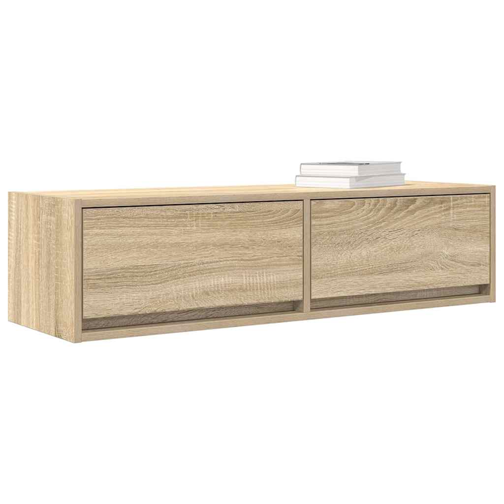 vidaXL TV-Schränk Sonoma-Eiche 100 x 31 x 25,5 cm Holzwerkstoff