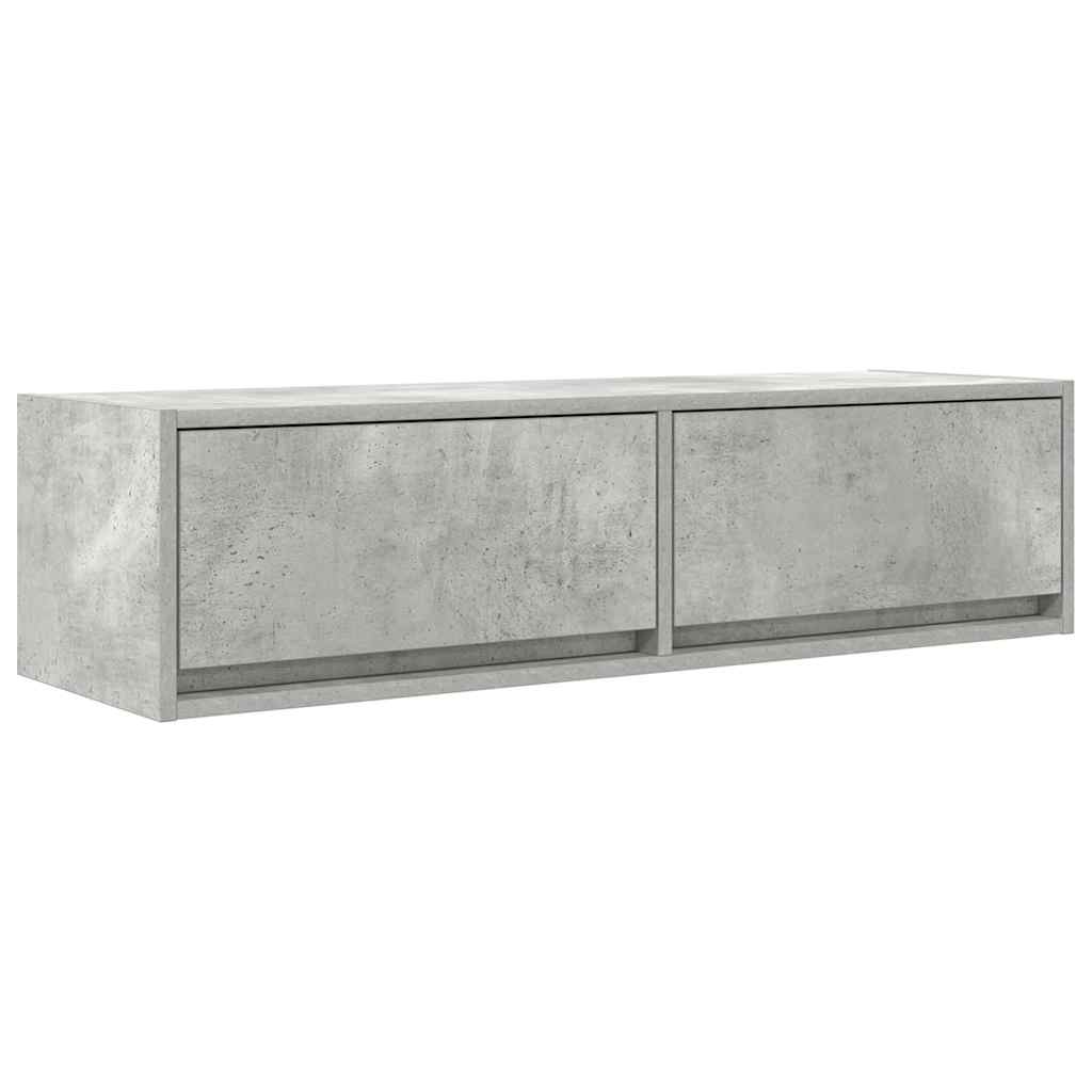 vidaXL TV-Schränk Betongrau 100 x 31 x 25,5 cm Holzwerkstoff