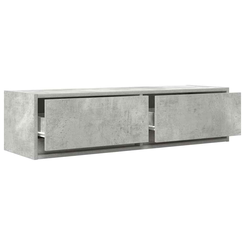 vidaXL TV-Schränk Betongrau 100 x 31 x 25,5 cm Holzwerkstoff