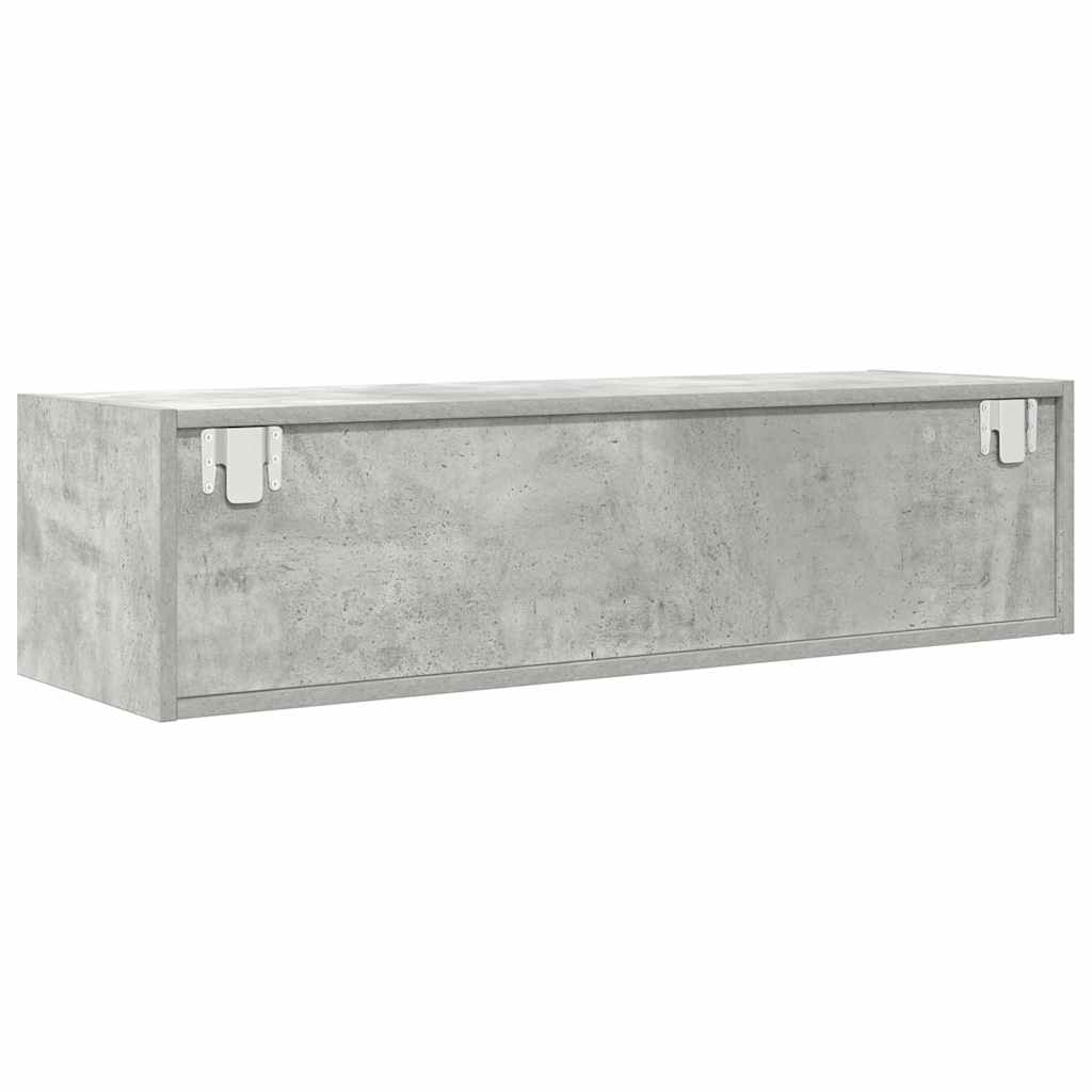 vidaXL TV-Schränk Betongrau 100 x 31 x 25,5 cm Holzwerkstoff