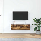 vidaXL TV-Schränk Räuchereiche 100 x 31 x 25,5 cm Holzwerkstoff