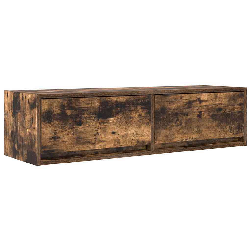 vidaXL TV-Schränk Räuchereiche 100 x 31 x 25,5 cm Holzwerkstoff