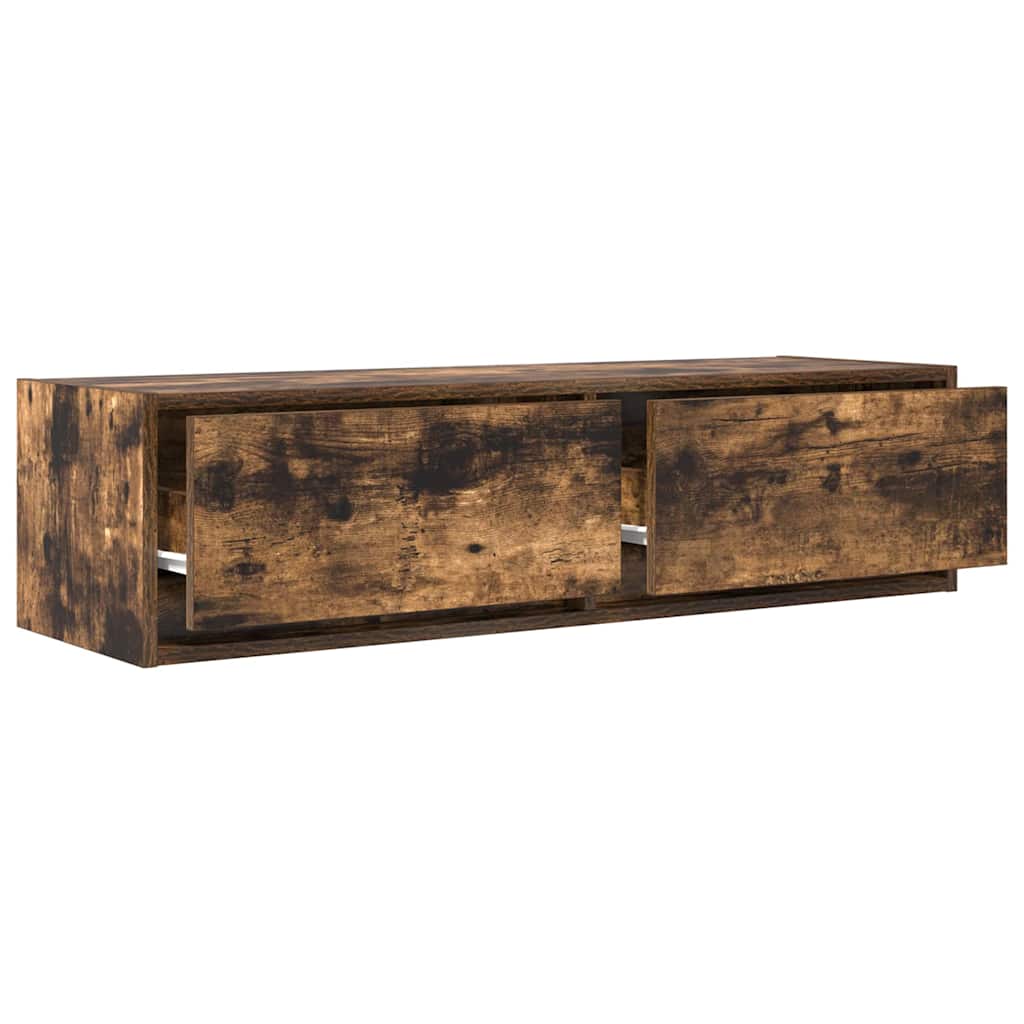 vidaXL TV-Schränk Räuchereiche 100 x 31 x 25,5 cm Holzwerkstoff