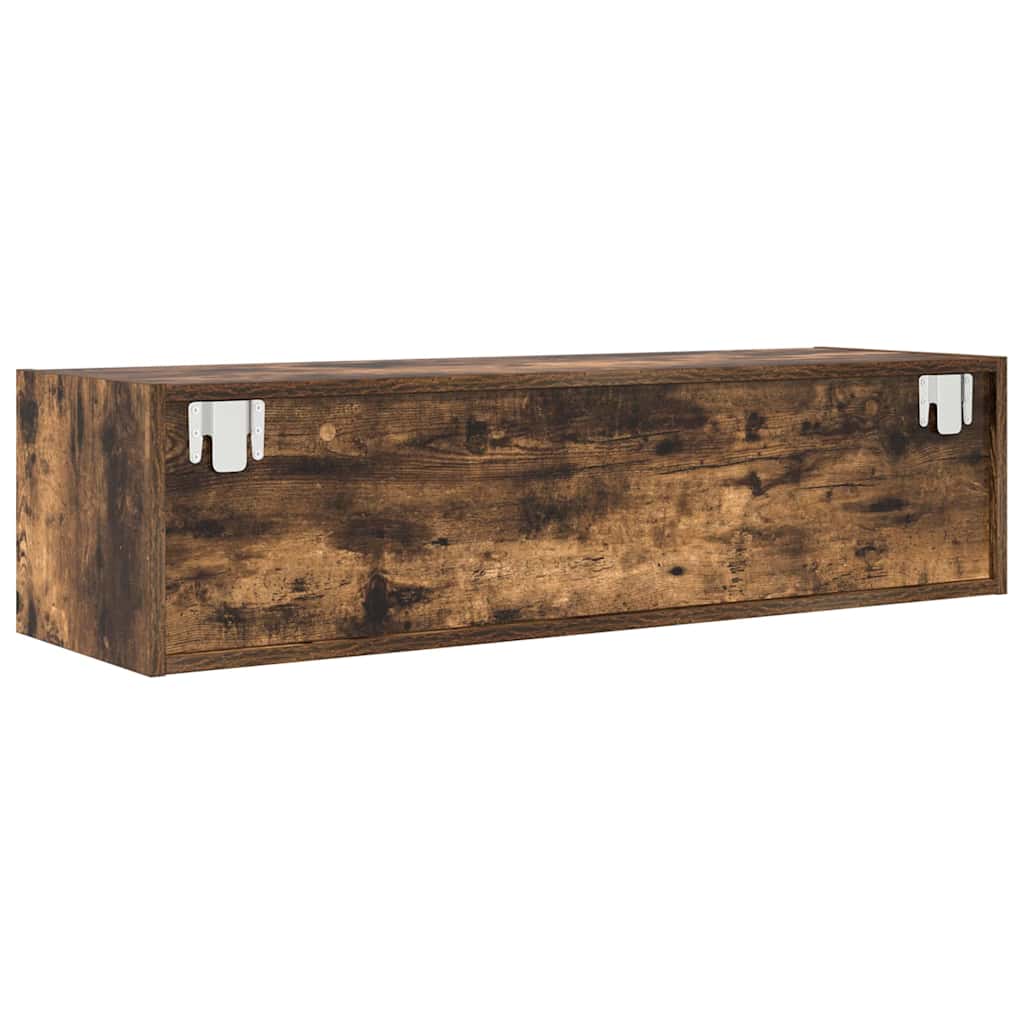 vidaXL TV-Schränk Räuchereiche 100 x 31 x 25,5 cm Holzwerkstoff